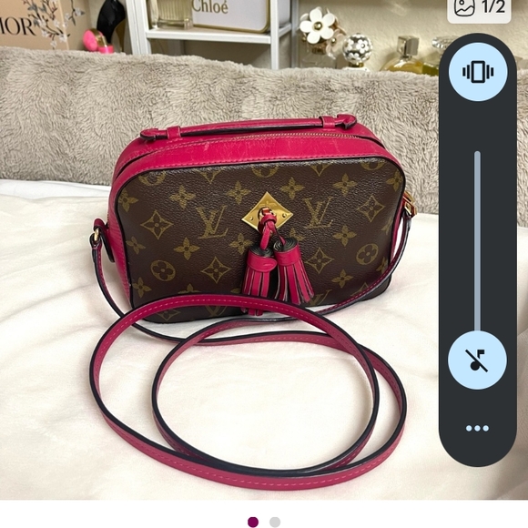 Louis Vuitton Handbags - Louis Vuitton Brown and Pink Monogram Shoulder Bag